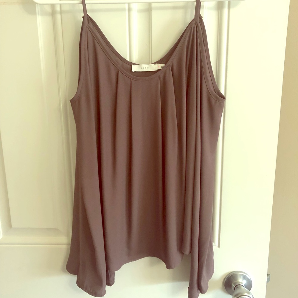 Lush cold shoulder top